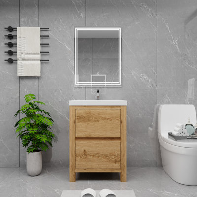Meuble-lavabo simple 23,5 po avec plateau Laverock