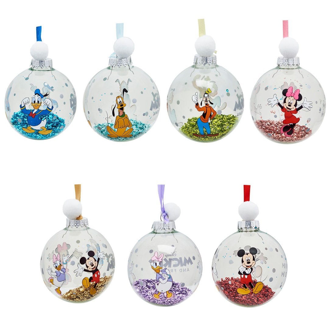 Disney Set mit 7 Kugeln - Mickey & Friends