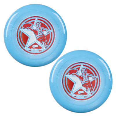 Wham-O Frisbee All Sport Disc 140g, 9,85 pouces, durable et antidérapant pour jeux de plein air - paquet de 2