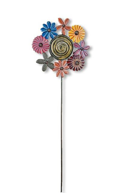 « ring of fleurs », jeu de jardin peint