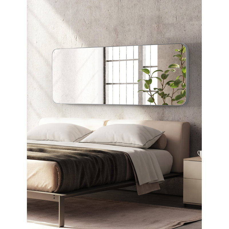 Dunstall Metal Mirror, 30" x 22", Gray
