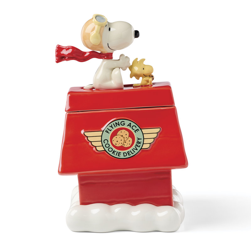 Lenox Chef Snoopy Figural Cookie Jar