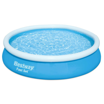 Plastic Round Inflatable Pool 30cm H x 41cm W x 30cm L