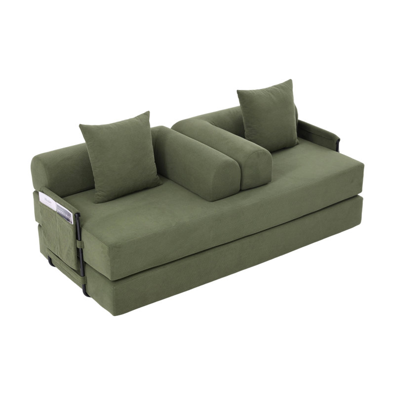 Canapé pliable et compressible, Vert