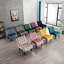 Fauteuil de salon en velours sans accoudoirs-765706691