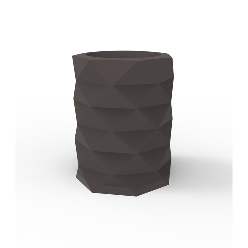 Marquis Resin Pot Planter, Bronze, 40.5" H x 31.5" W x 31.5" D
