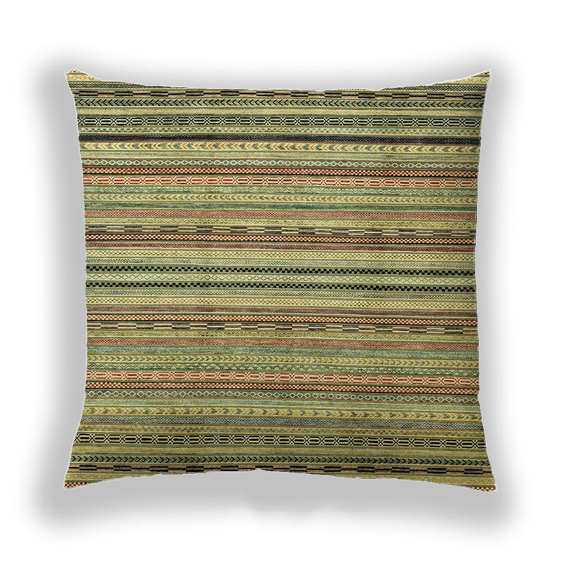 Abstract Reversible Throw Pillow, Microsuede