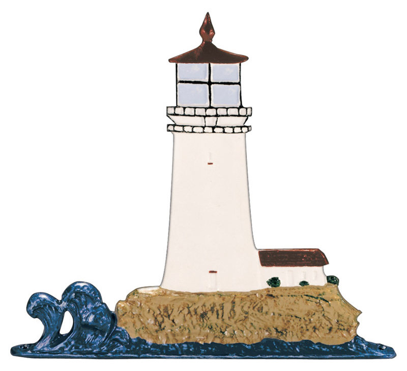 Rooftop 30" Lighthouse Weathervane, Black