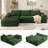 Corduroy Modular Sectional Sofa-184330278