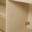 Meuble-lavabo autoportant de 60 po avec double lavabo en résine blanche et 4 portes d'armoire à fermeture en douceur