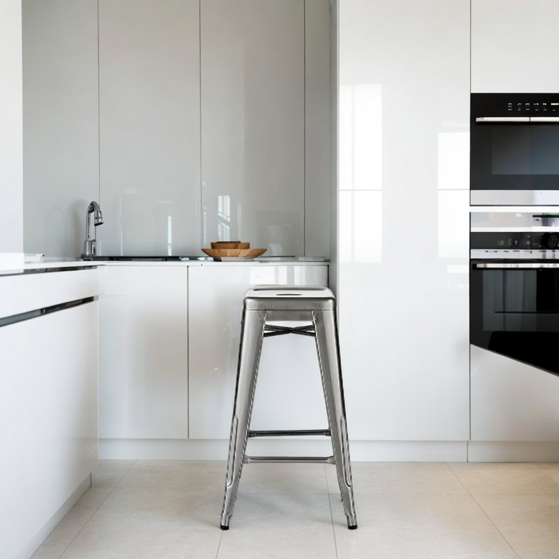 Tabouret de comptoir 26 po Darwen, Gris