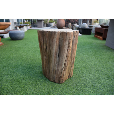 Manchester Redwood Concrete Propane Tank Cover by Elementi Fire
