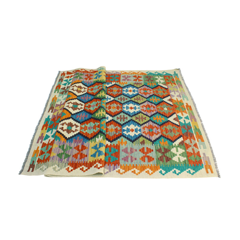 Flatweave Wakler Red Rug