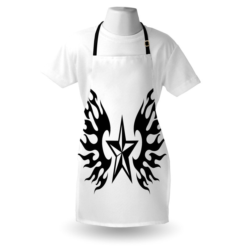 No Pattern Bib Apron