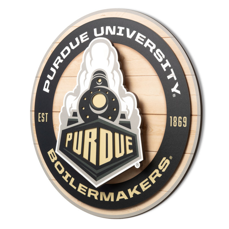 NCAA Purdue Boilermakers 3DX Circle Wall Art