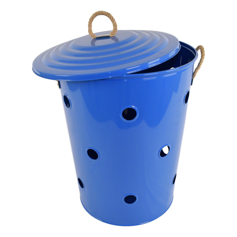 Bac de recyclage 15 gallons, Bleu océan