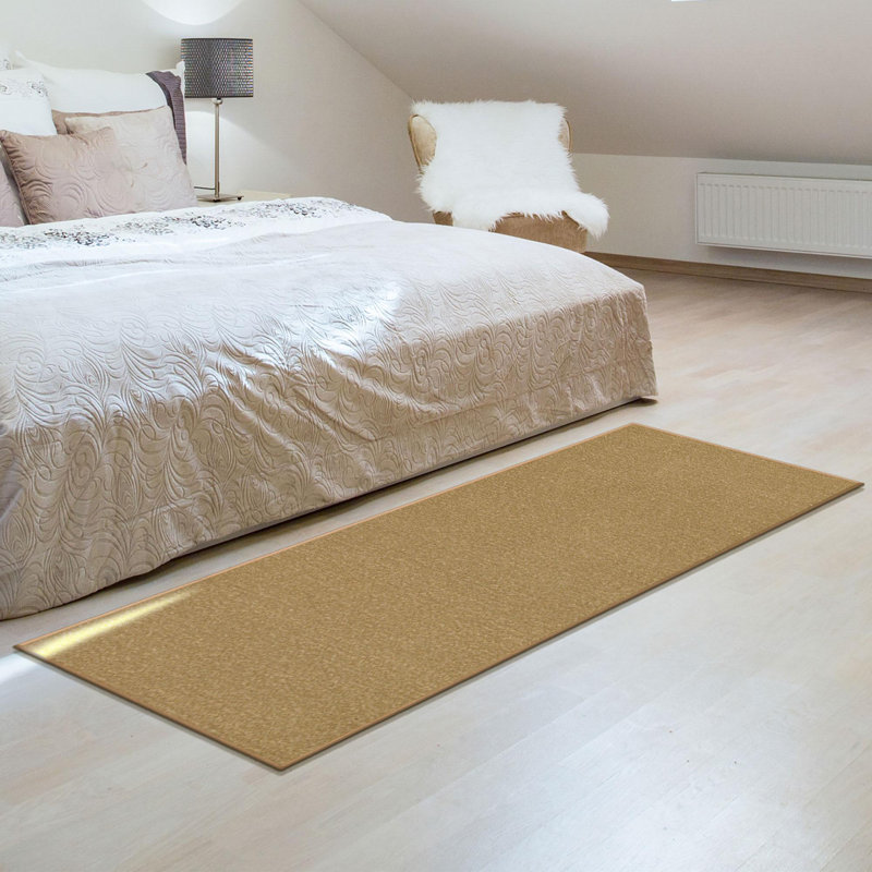 Ottohome Beige Runner Rug, Runner 1'10" x 6', Beige
