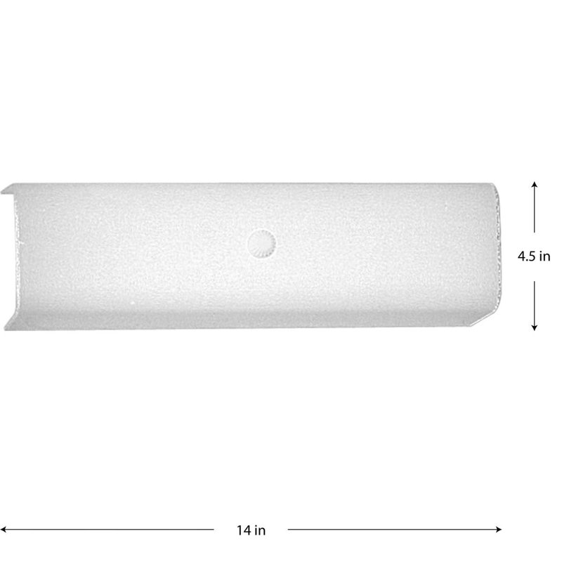 White Glass Two-Light Dimmable Bath Vanity Light