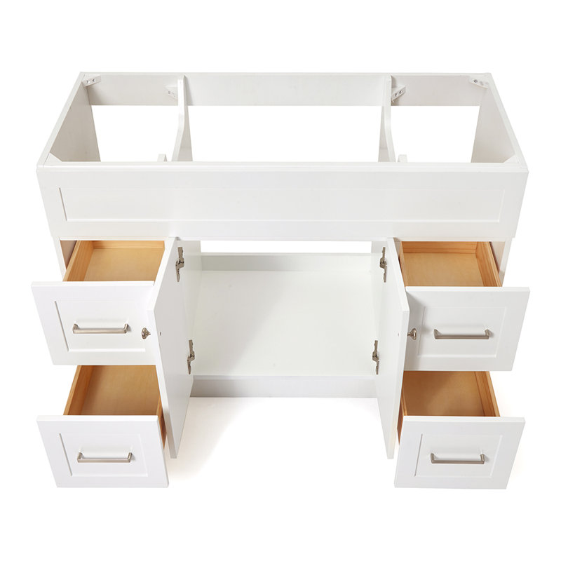 Base de meuble-lavabo simple 48 po Hamlet, Blanc