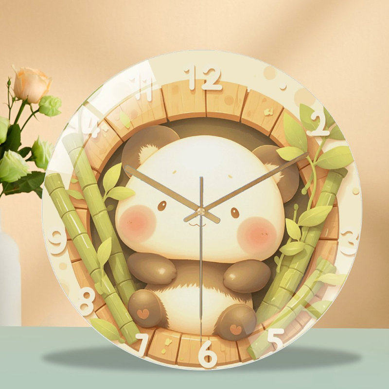 Horloge murale mignonne Panda