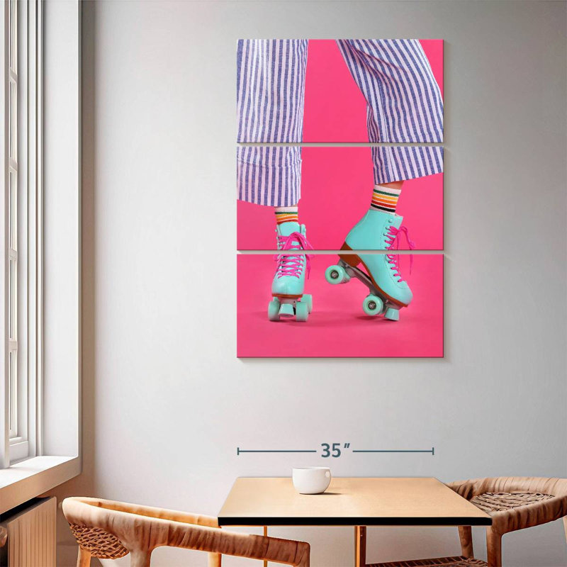 Senne Roller Skater Pose, 65" H x 42" W