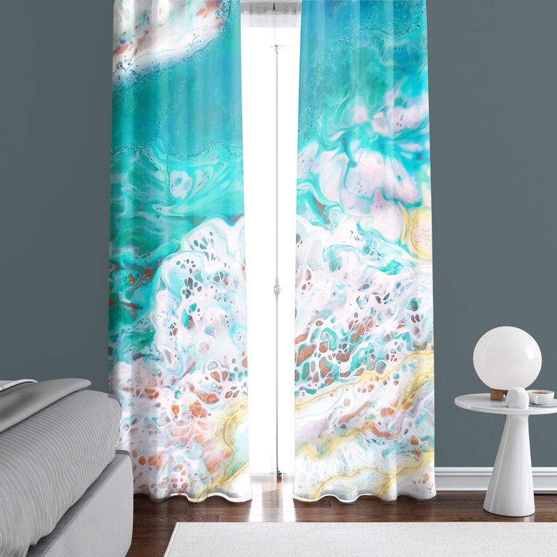 Rideau en polyester, L 20 po x L 52 po