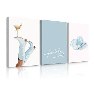 3 Piece Wrapped Canvas Print