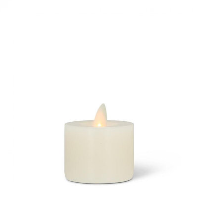 Moving Flame LED Wax Tealight Flameless Candle (Set of 2)