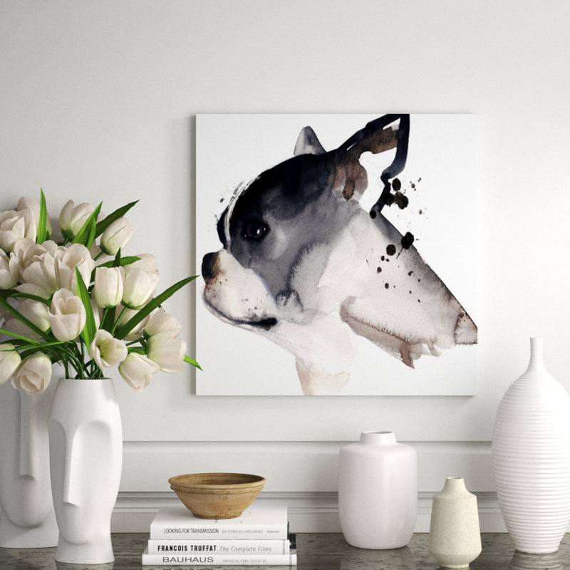 Dog Days I Print by Emma Brooks, Glass Coat, 24" H x 24" W x 1.5" D