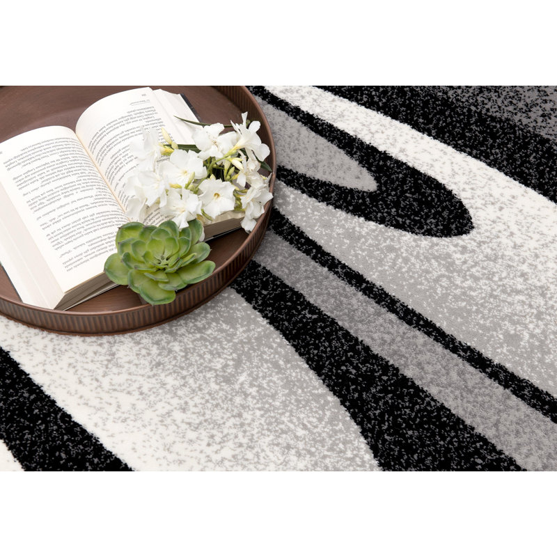 Dillup-Jones Abstract Indoor Rug, Runner 2'3" x 9'