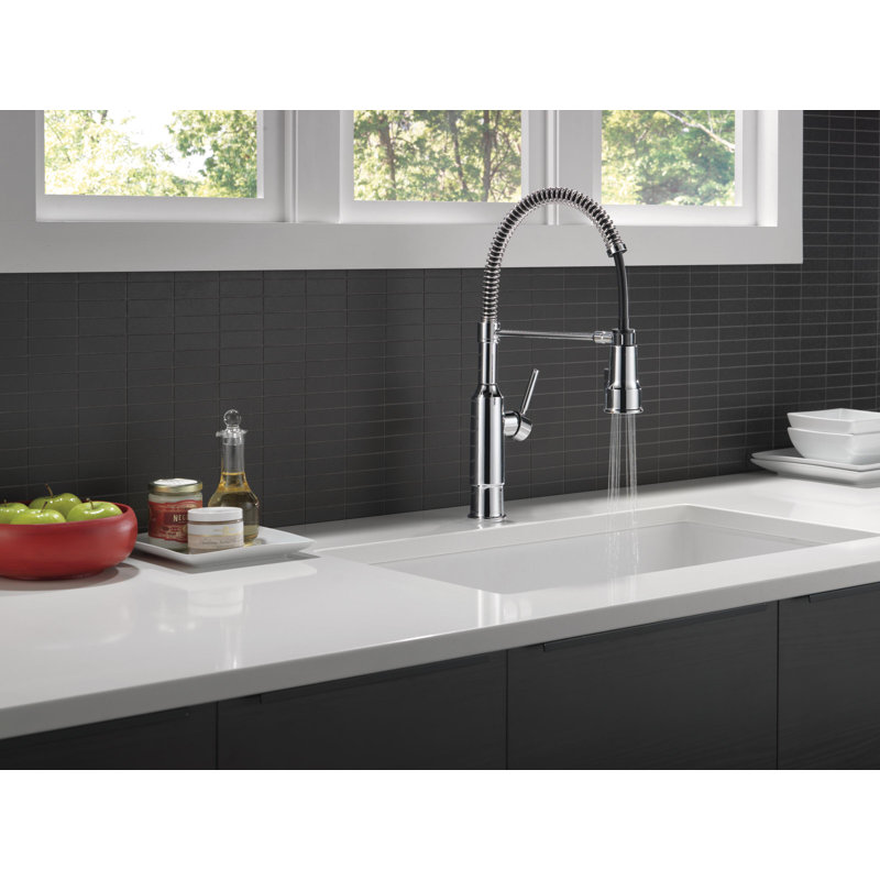 Robinet d'évier de cuisine Theodora Pro, Chrome chrome