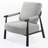 Boucle Accent Lounge Chair Plush Modern Armchair-895453468