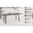 55.12-70.87"Expandable Modern Kitchen Dining Table, Rectangular MDF Dining Table For 4-6 People, Medieval Industrial Style, With Black Metal Legs, Suitable For Home&Kitchen (Gray)