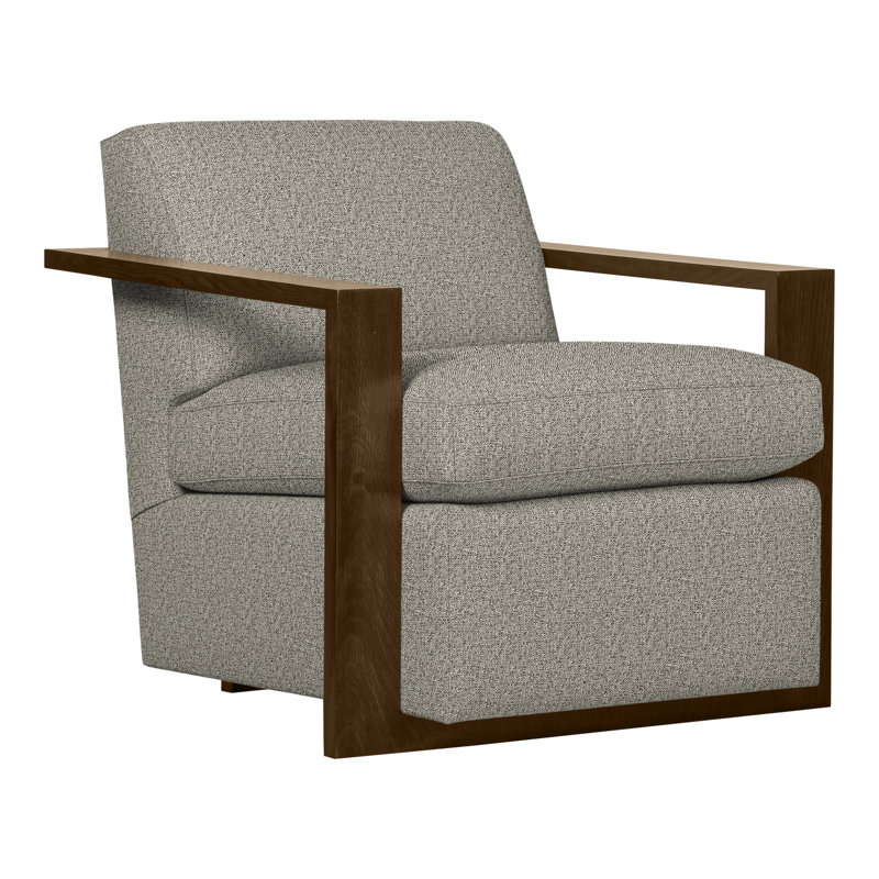 Thom Filicia Home Upholstered Armchair, Havana, Tuck Graphite