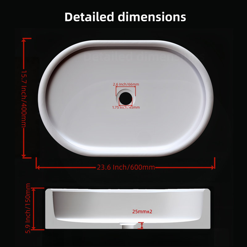 Gold Yellow Beige Natural Marble Bathroom Vessel Sink, Polished Finished, Natural Stone, Genuine Marble, Real Marble, 23.6X15.7Xh5.9 Inches/600X400XH150 Mm