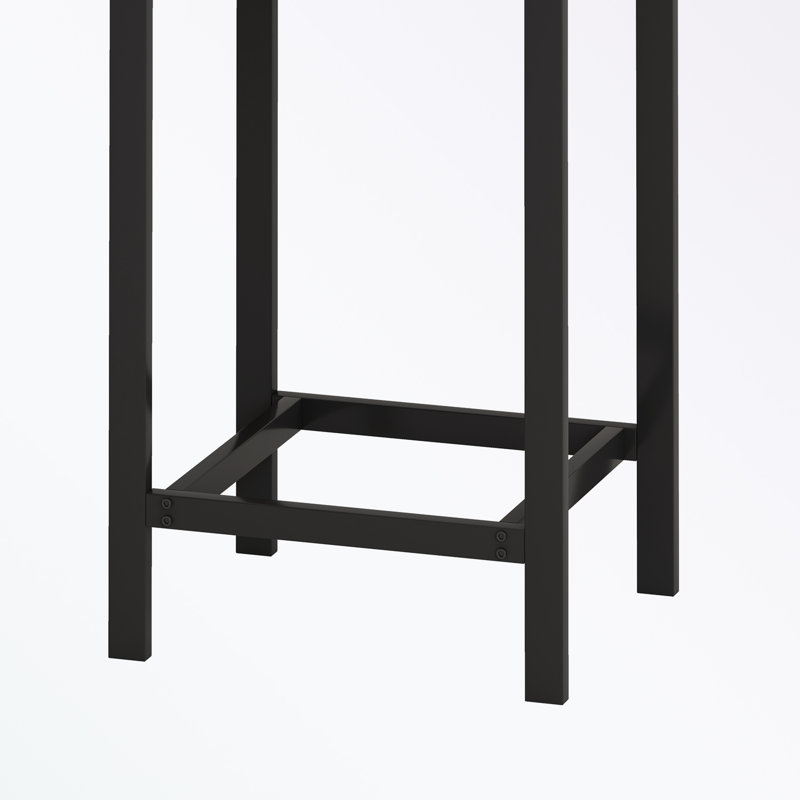Ensemble de salle à manger rectangulaire L 60,24 po x l 15,75 po Hararat, Gris, Gris / noir