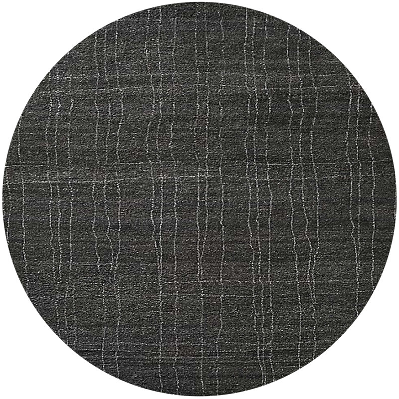 Plaid Indoor Rug, Round 8'