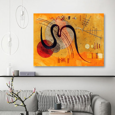 Launelinie by Wassily Kandinsky - Wrapped Canvas Painting