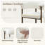 Tabouret de bar et de comptoir rembourré de 26 po avec pieds en métal-943270141-943270129