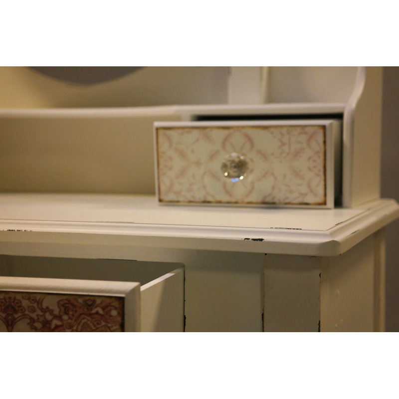 Paisley Dressing Table with Mirror