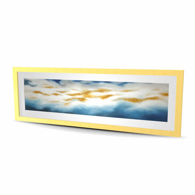 Abstract Clouds - Contemporary Framed Matted Print
