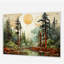 «Redwood Tree Natures Forest III» - Décoration murale en acrylique arbre séquoia-400574823