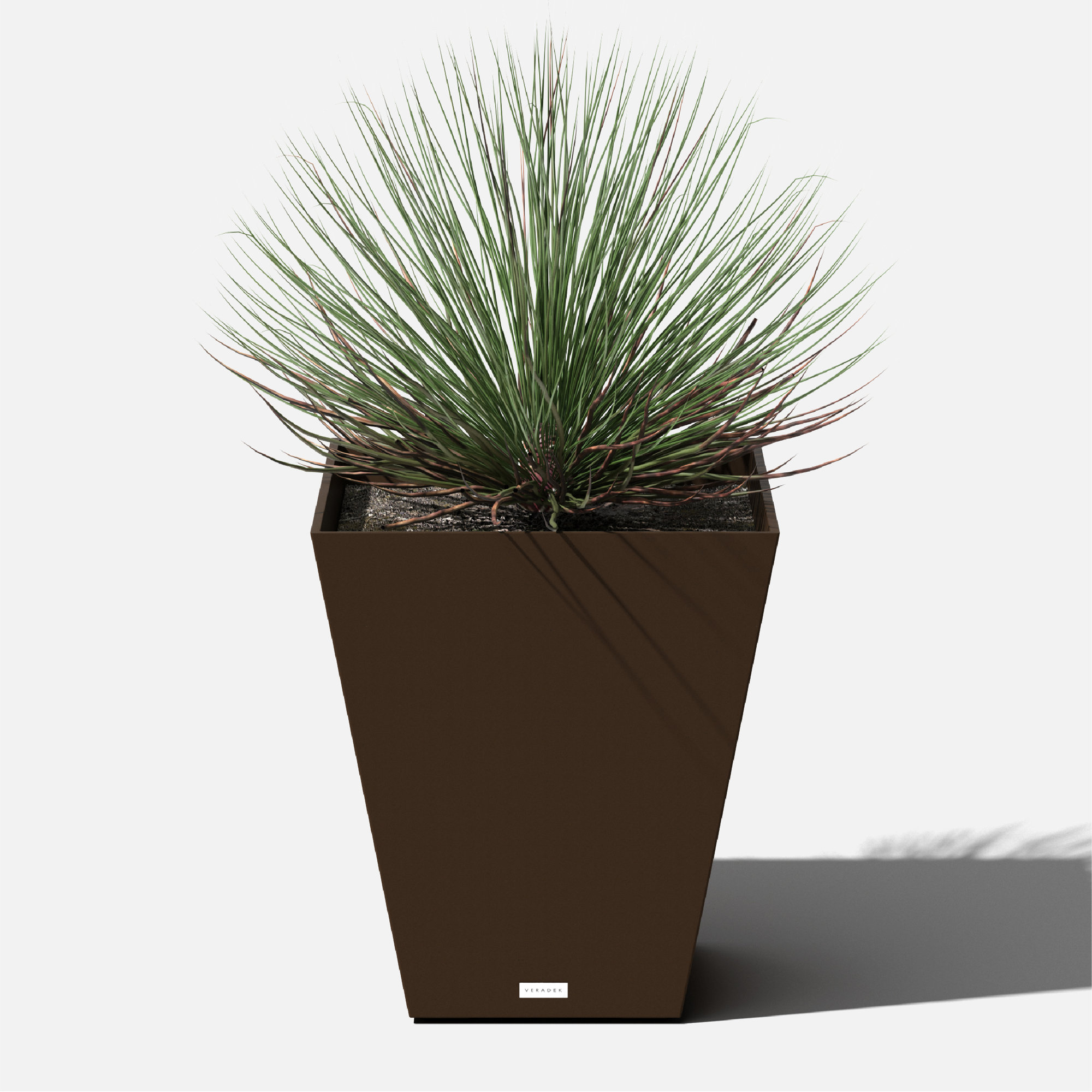 Pure Series Nobleton Planter, Espresso, 1, 22" H x 19" W x 19" D