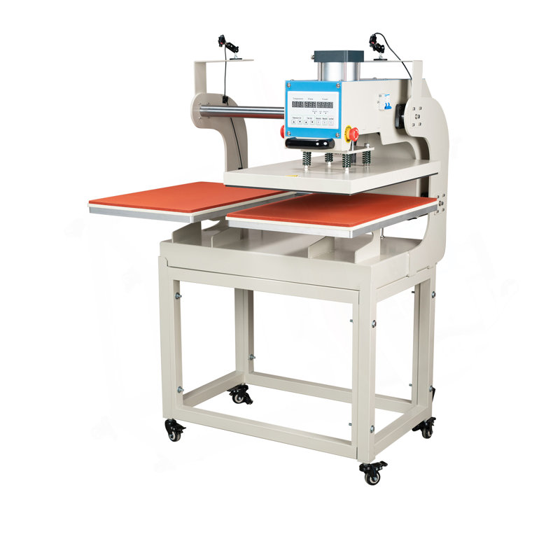 Presse à double plateau coulissante pneumatique 16X24 avec positionnement infrarouge