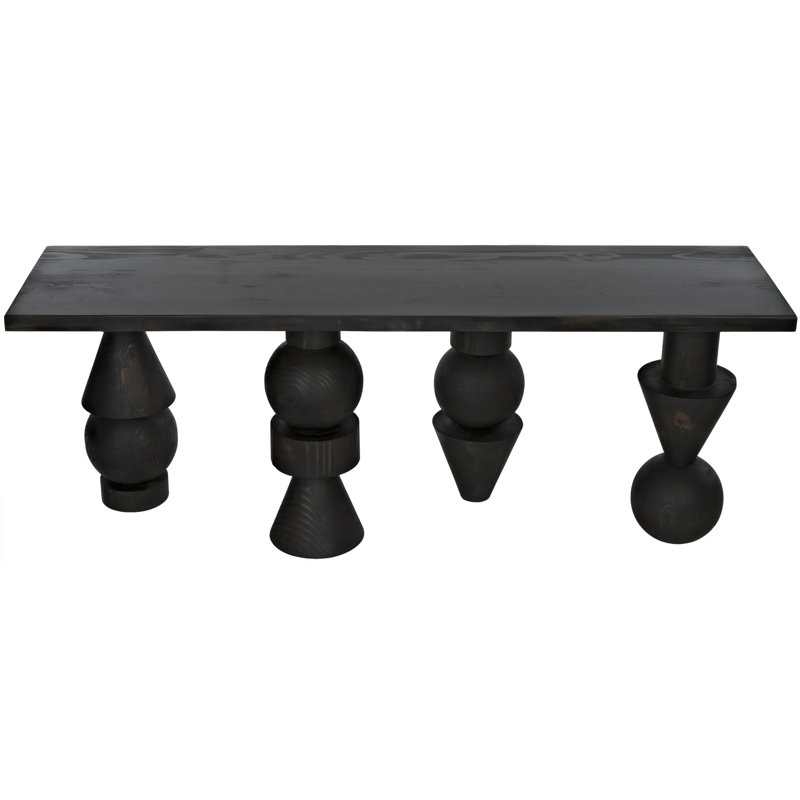 Moai 82'' W Solid Wood Console Table