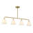 Hashimoto 4-Light Linear Chandelier -1863785299