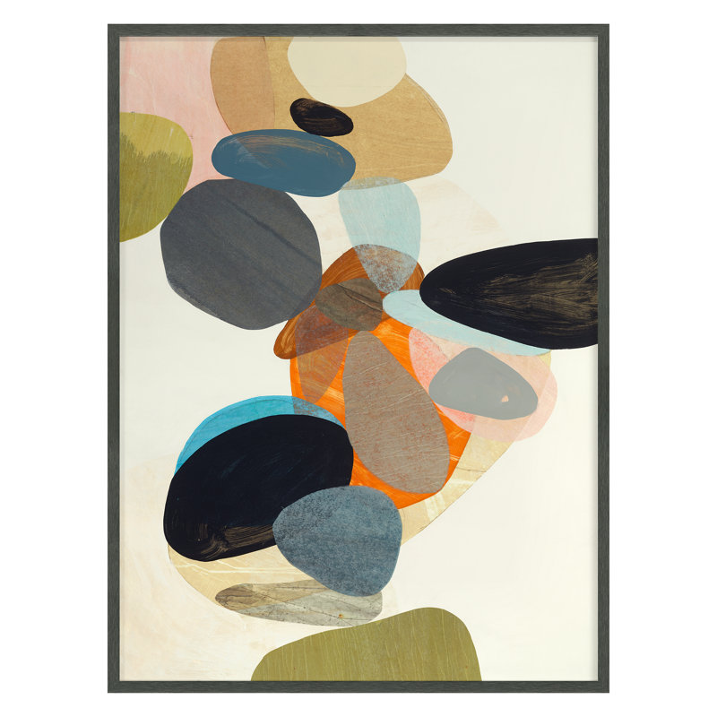 River Bed 1 Print by Paul Ngo, Gray, 40" H x 30" W x 1.25" D