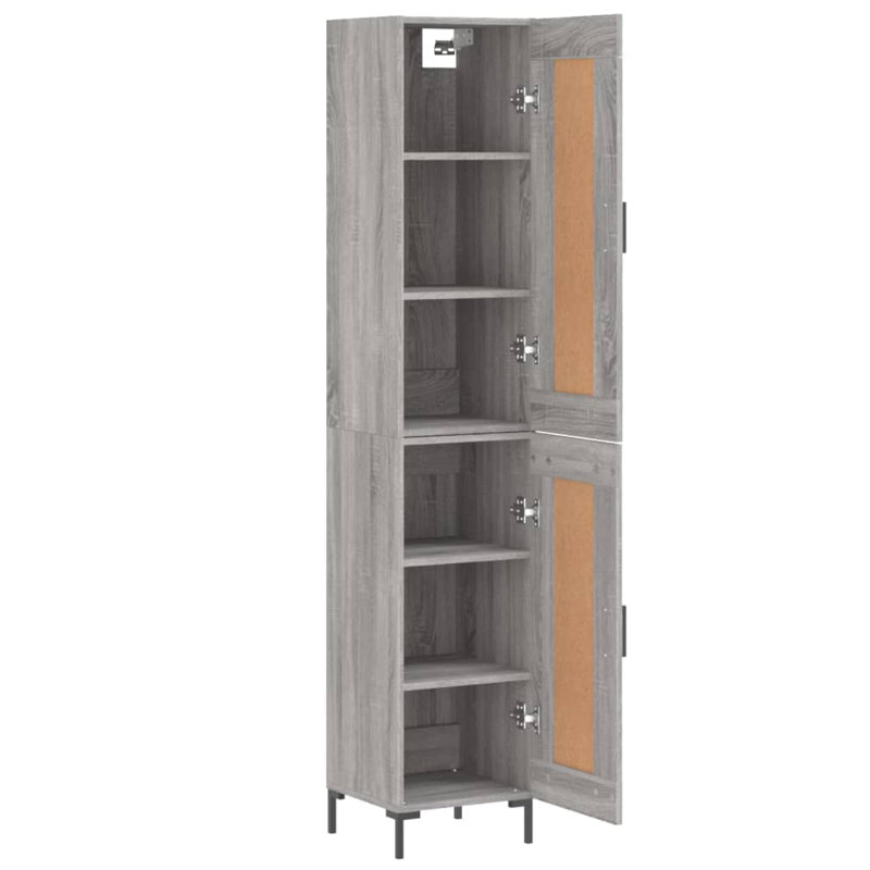 Mhosin Wide Highboard, Grey