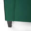 Fauteuil club, fauteuil d'appoint en velours vert