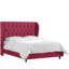 Lit tapissier capitonné standard à profil bas Tomey-16769508-102834115
